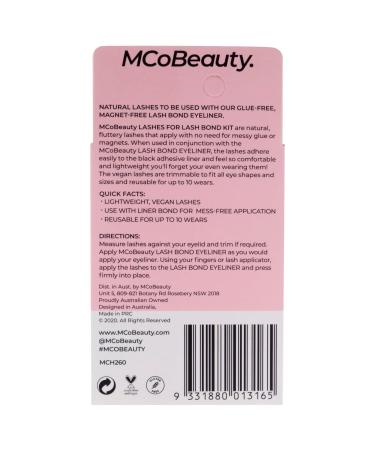 MCoBeauty Eye Lashes Kit - Lightweight Comfortable & Reusable - Instant Adhesion Customizable Fit - Perfect Hold for Natural Look - Buy Online on GoSupps.com