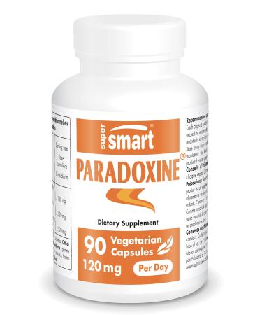 Supersmart - Paradoxine ® 40 mg - Extract of Grains of Paradise Standardized to 12.5% 6-Paradol - Antioxidant & Fat Burner | Non-GMO & Gluten Free - 90 Vegetarian Capsules