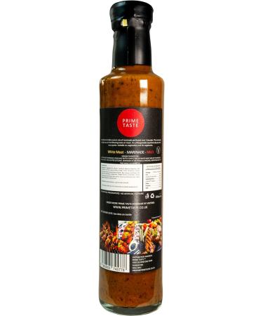 Defence 6 x Prime Taste - Rich BBQ White Meat Marinade Sauce - Chicken Meat or Vegetables - Vegetarian Sauce - Fresh Ingredients - Pack of 6 x 250g - Buy Online on GoSupps.com