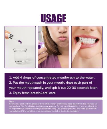 Concentrated Mouthwash for Bad Breath & Whitening - Fresh Clean Smile | 59ml Pink - Buy Online on GoSupps.com