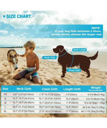 Emust Dog Chimney Shark Swimming Vest - Safety Lifeguard for Small Medium & Large Dogs - Blue (S) - Ideal for Pool Beach & Boating - Buy Online on GoSupps.com
