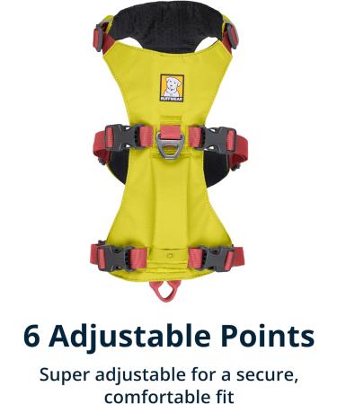 Luffwear Flagline Dog Harness - Adjustable Lightweight with Handle & Reinforced Strap - XX-Small Lichen Green (33-43cm) for International Shipping - Buy Online on GoSupps.com