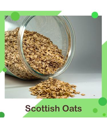Confectious Gluten-Free Rolled Scottish Oats 100% Natural No additives or Preservatives for Porridge & Cooking 1kg - Buy Online on GoSupps.com