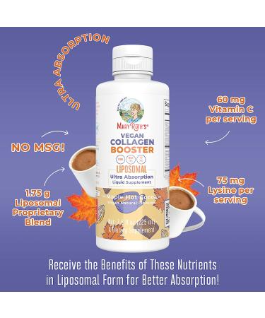 Collagen Booster Liposomal with Vitamin C, E, Zinc & Copper - Skin & Joint Support | Vegan, Non-GMO, Gluten Free | 7.6 Fl Oz - Buy Online on GoSupps.com