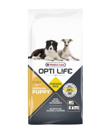 VERSELE-LAGA - Opti Life Puppy - Puppy Food - Medium Breeds - 12.5kg