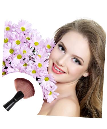 Beavorty Mineral Cutting Barber Cream - Highlighter Tool & Blending Brush for Face Makeup | Nylon Fan Brush for Blush & Foundation | 20x4x16cm Coffee Color - Buy Online on GoSupps.com