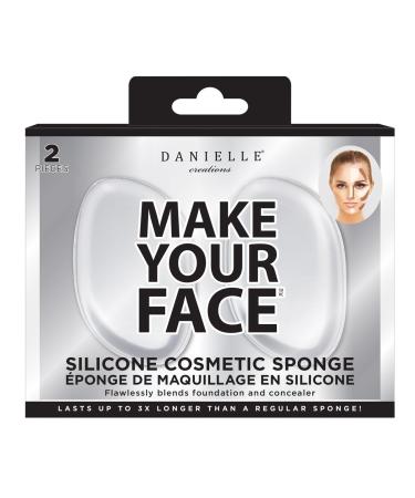 Make Your Face 2PC- Silicone Cosmetic Sponge