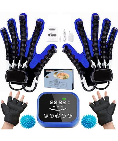 By-techsphere (left+right rehab gloves therapy gloves for finger-hand training rehabilitation gloves rehabilitation robot glove robotic glove for orthesis rehabilitation robot glove.