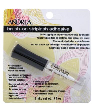 Andrea Brush-On Striplash Adhesive 0.17 Ounce (5ml) (3 Pack) - Buy Online on GoSupps.com