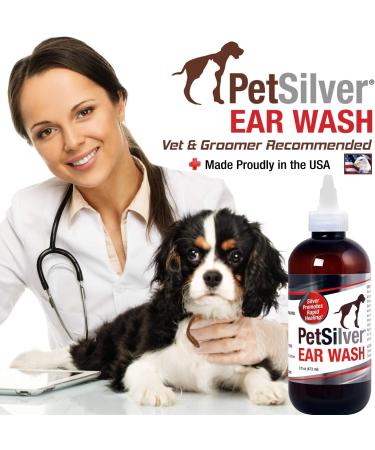 PetSilver Wound Gel & Ear Wash Bundle - AG21 Complex, Chelated Silver - 8oz - Buy Online on GoSupps.com