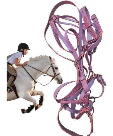 Small Horse Halter Heavy Duty Tied Halter Adjustable Horse Safety Halter | Comfortable Padded Nylon Horse Halter for Training Equestrian Grooming Fulenyi Purple - Buy Online on GoSupps.com