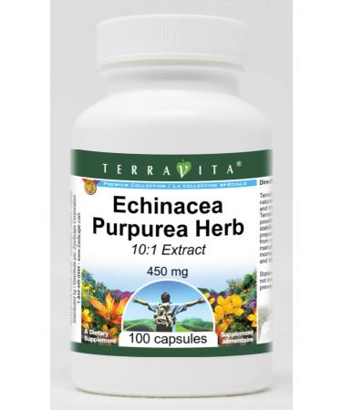 Echinacea Purpurea Herb 10:1 Extract - 450 mg (100 Capsules ZIN: 513860)