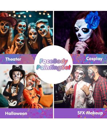  AOOWU Face and Body Paint 30g Face Paint Makeup Face Paint Face Colors Makeup Kids Tummy Pregnancy - Buy Online on GoSupps.com