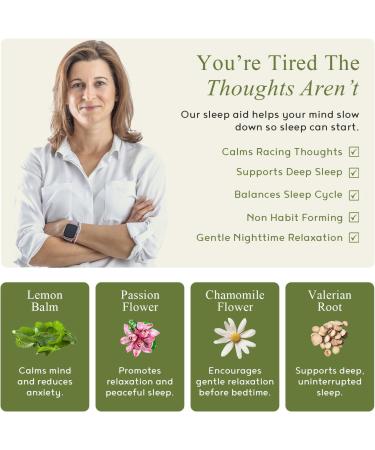 M.D. Blend Sleep - Natural Sleep Aids for Adults with l theanine Supplement, Ashwagandha, Magnesium, Valerian Root, Melatonin - Non-Habit Forming Formula for Rejuvenating - 30 Capsules (Pack of 1) - Buy Online on GoSupps.com