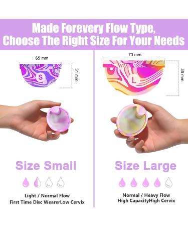 Wusanan Menstrual Disc - 2 PCs Eco-Friendly Silicone Cups for Active Women | Ideal for Sports Swimming & Intimacy - Buy Online on GoSupps.com