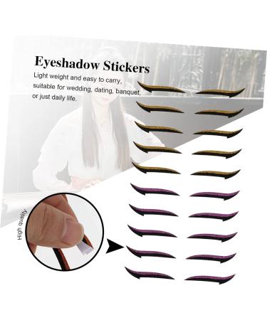Didiseaon 60 Pairs Eyeshadow Stickers Eye Makeup Decals Eyelid Stickers Eye Makeup Tools Make up Line Paper - Buy Online on GoSupps.com
