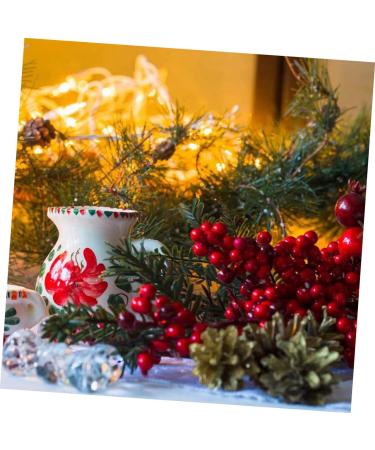 ABOOFAN 30 Pcs Christmas Imitation Fruit Christmas Floral Stems Picks Christmas Berry Christmas Flower Stems Picks Holly Berry Stems Tree Branch Decor Banquet Ornament Artificial Foam - Buy Online on GoSupps.com