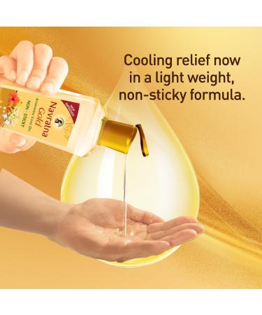 Navratna Gold Ayurvedic Hair Oil | with 24K Gold & 9 Ayurvedic Herbs | Lightweight Non-Greasy & Fast-Absorbing | Relaxing Head Massage Oil | Deeply Nourishes Hair | 16.91 Fl Oz (500ml) - Buy Online on GoSupps.com