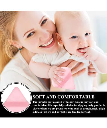 12 Pack Triangle Makeup Puff - Soft Powder Puffs for Loose & Mineral Foundation - Pink Cosmetic Tools - Buy Online on GoSupps.com