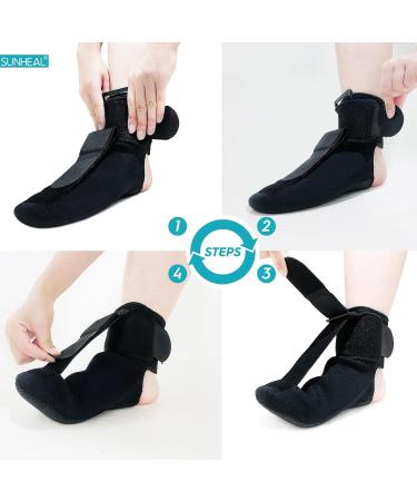 Plantar Fasciitis Night Splint Sock - Adjustable Foot Brace for Heel Pain Relief | Suitable for Men & Women - Buy Online on GoSupps.com