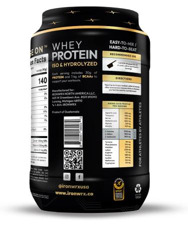 100% Hydrolyzed Whey Protein Isolate | 30g Protein 7.4 g BCAAs | French Vanilla | Informed Sport Certified Banned Substance Free | Low Carb Keto Friendly Fast Absorbing Powder | 22 Servings French Vanilla 1.94 Pound (Pac  - Buy Online on GoSupps.com