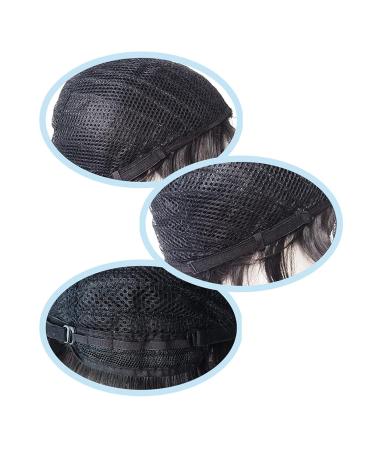 CAREURBUTI Natural Short Bob Brown Wigs for Women | 18 Inch Black Straight Shoulder Length Daily Use - Buy Online on GoSupps.com