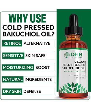 Vegan Cold Pressed Bakuchiol Moisturizing Facial Oil + Rose Hip Abyssinica Argan & Sea Buckthorn Plant Oils Vitamin E & C. Bakuchiol is Nature's Non-Irritating Retinol Alternative. Dry-Skin Defence 100% Preservative Free Sensitive Skin Safe. Made in Canad - Buy Online on GoSupps.com