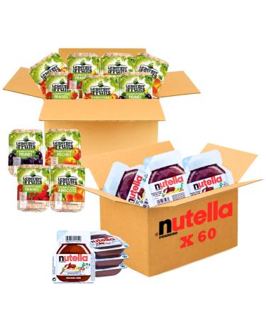 120 Trays THE SHEPHERD OF FRUITS/NUTS | Individual Portions of Spreads and Jams Peach Strawberry Plum Apricot for Various Del