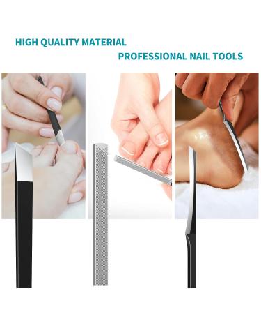 SZQHT Professional Toe Nail Clippers - Cuticle for Ingrown Fingernails - Manicure & Pedicure Kit for Elder - Thick Nails Care - Buy Online on GoSupps.com