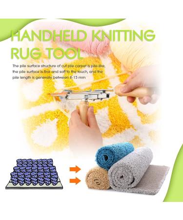 Loop Pile Tufting Gun Tool - 8-15mm Pile Height Handheld Rug Gun for DIY Tufting Artworks - Buy Online on GoSupps.com