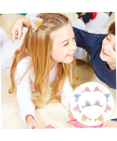 Beaupretty 25 Pairs Children's Hairpin Kids Headband Plush Headband Hairbows Girls Hair Clips Kawaii Ears Hair Clip Cat Ear Barrettes Cosplay Hair Clips Ear Clip Fabric Kitten Girl Child - Buy Online on GoSupps.com