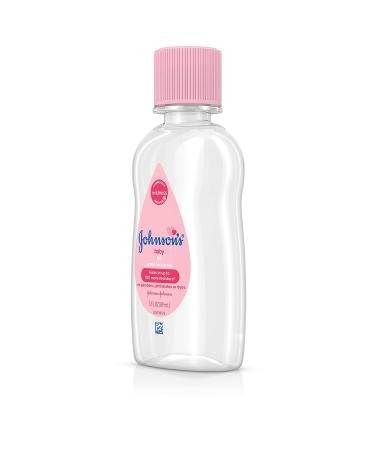 Johnson's Baby Oil 3 fl. oz - Hypoallergenic & Original Mineral Oil for Moisture Protection - Buy Online on GoSupps.com