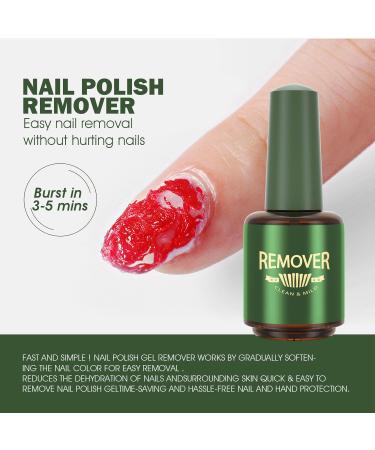 Gel Nail Polish Remover Super Fast Uv Gel Nail Polish Magic Nail Polish Varnish Remover Non-Irritating For Natural Soak Off Gel Nail Polish Remover Manicure Pedicure Nail Remover Cleaner (02) - Buy Online on GoSupps.com