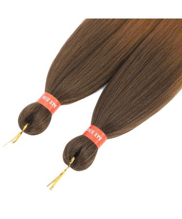 Ombre Pre-Stretched Braiding Hair - 24 Inch Yaki Texture Extensions (Pack of 8, 43027) | Itch-Free Crochet Twists - Buy Online on GoSupps.com