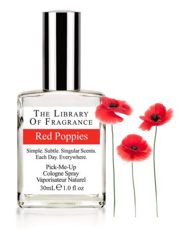 DEMETER Fragrance Library 1 oz Cologne Spray - Red Poppies Red Poppies 1 Fl Oz (Pack of 1)