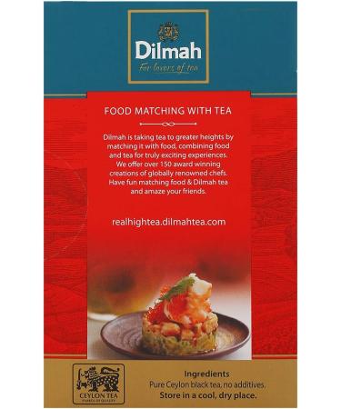 Dilmah Pure Ceylon English Breakfast Tea 25 Tea Bags - Buy Online on GoSupps.com