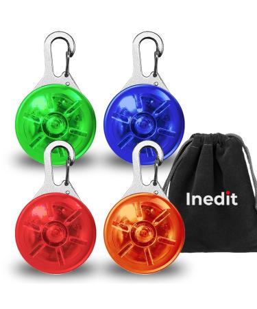Inedit Flashing Light Dog - 4 pieces including - FREE storage bag - Luminous pendant for school bags and children - LED - Buy Online on GoSupps.com