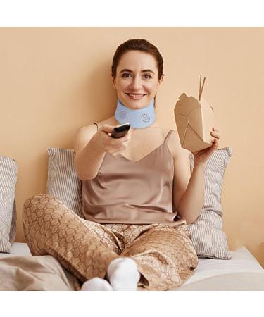 Cervical Neck Brace Adjustable Neck Collar Comfortable and Breathable | Neck Brace for Sleeping Cervical Neck Pillow Relieves Pressure in Spine for Work Travel - Buy Online on GoSupps.com