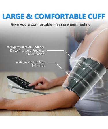 Buy Automatic Blood Pressure Monitor - Upper Arm LED Display Adjustable Cuff 2x199 Memory - Ideal for Home Use - Fast International Shipping - Buy Online on GoSupps.com