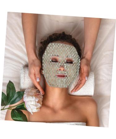 Beatifufu Jade Mask Sleep Mask Cooling Facial Sleeping Mask Soothing Mask Jade Facial Green Quartz Mask Facial Tools Sleeping Cooling Anti-Aging Facemask - Buy Online on GoSupps.com