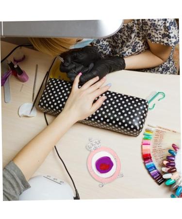  HONMEET 1Pc Palette Artist Mixing Acrylic Showing Nail Display Board Foundation Tray Display Acrylic Nail Art Flakes Reconcile Alloy - Buy Online on GoSupps.com