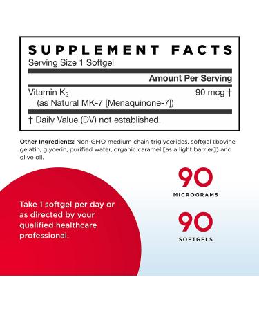 Jarrow Formulas MK-7 90 mcg - 90 Softgels | Boost Bone Health & Heart Support - Buy Online on GoSupps.com