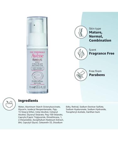 Eau Thermale Avene RetrinAL EYES 0.5 Fl Oz - Minimizes Under-Eye Lines, Puffiness & Dark Circles - Buy Online on GoSupps.com