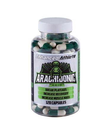 Enhanced Athlete - Arachidonic Acid Supplement - Muscle and Strength Supplement for Increased Muscle Mass & Improved Recovery for Men & Women (120 Capsules) - Buy Online on GoSupps.com