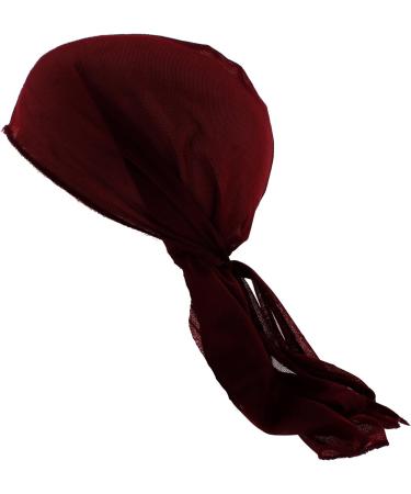 Zac's Alter Ego Durag/Cap/Biker Headscarf/Bandana Burgundy - Buy Online on GoSupps.com