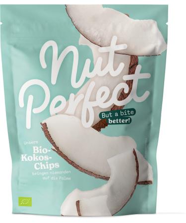 Nut Perfect |Bio-coconut chips |Bio -certified |Crispy and intense in taste |Dried with skin |Cooperation with Kleinb uer: Inside |100g coconut chips 100g - Buy Online on GoSupps.com