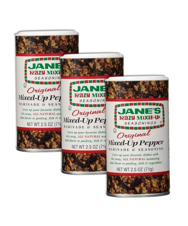 Janes Krazy Mixed Up Pepper, 2.5 oz (Pack of 3) 2.5 Ounce (Pack of 3)