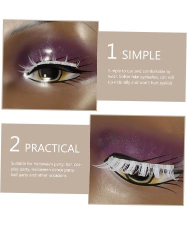 Beaupretty 3 Pairs extend prom Accessories natural eyelashes Fake eyelashes 3d make up cosmetic cosmetics natural cosplay Japan eyelash cross japanese lashes white artificial - Buy Online on GoSupps.com