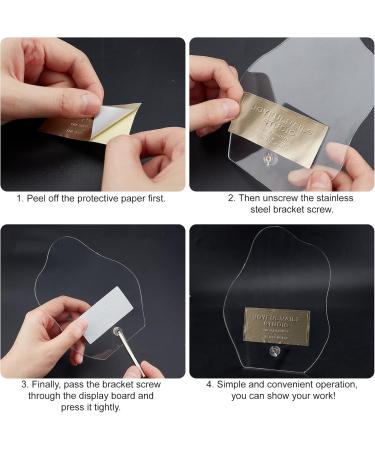 Nbeads Transparent Nail Art Scoreboard - Irregular Acrylic Display Stand for Nail Tips | Perfect for Nail Art Stores & Photography Props - Buy Online on GoSupps.com