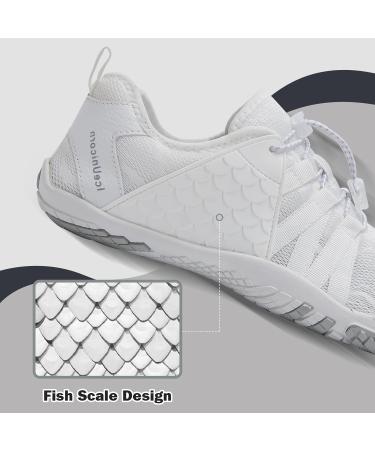 Buy Iceunicorn Barefoot Shoes for Women & Men | Water Beach & Aquasport Fitness Shoes - Size 37 EU A116 White - Buy Online on GoSupps.com